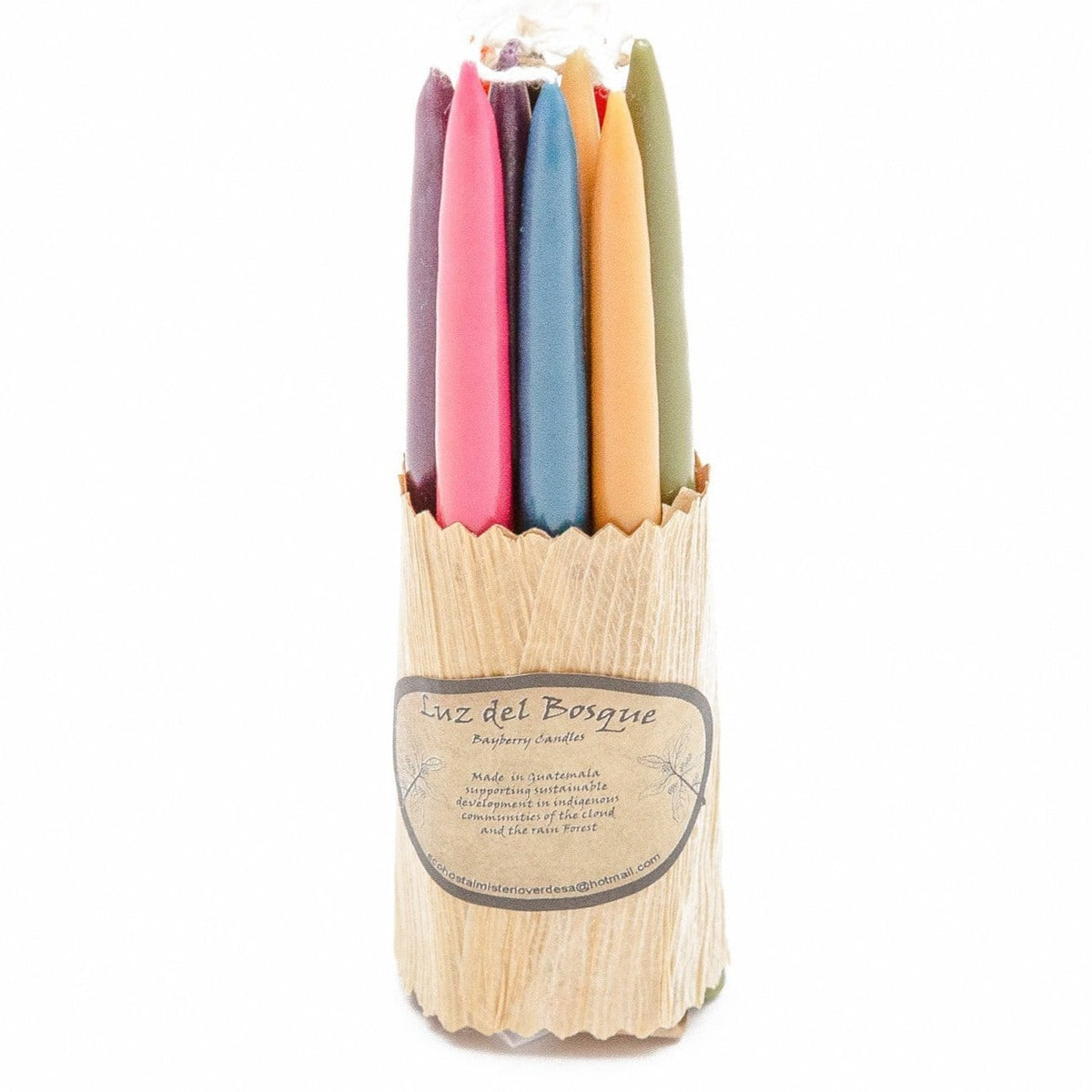 Hand-Dipped Myrtle Wax Candles | Set of 10
