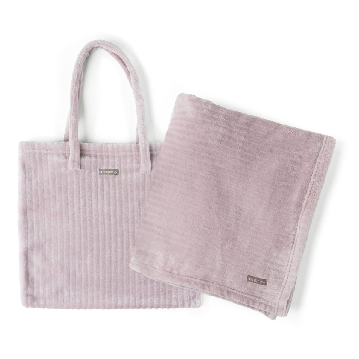 Ribbed Travel Blanket and Tote