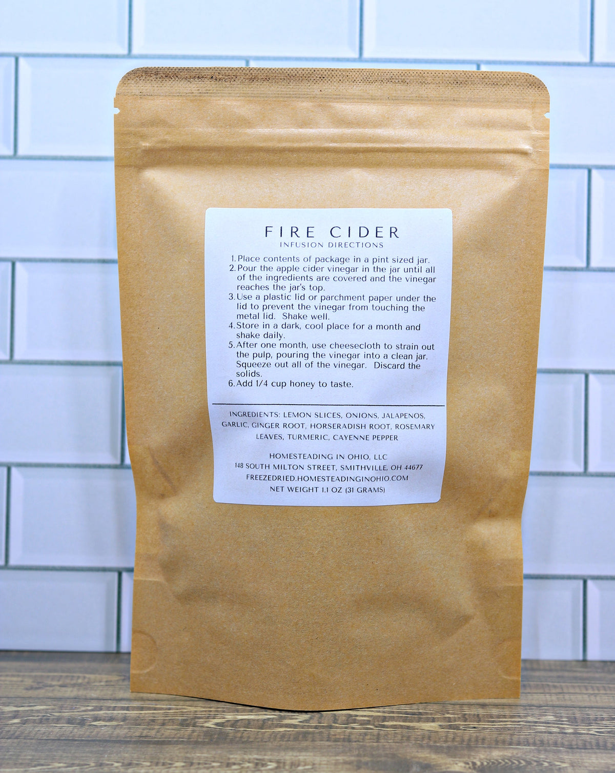 DIY Fire Cider Kit | Make Your Own Spicy Infusion