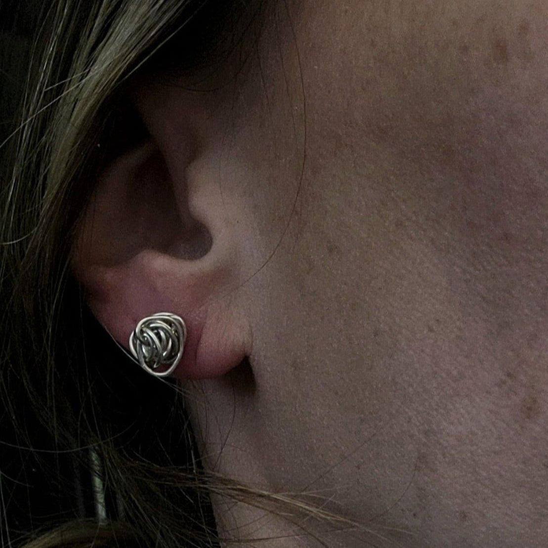 Winding Road Knot Earrings
