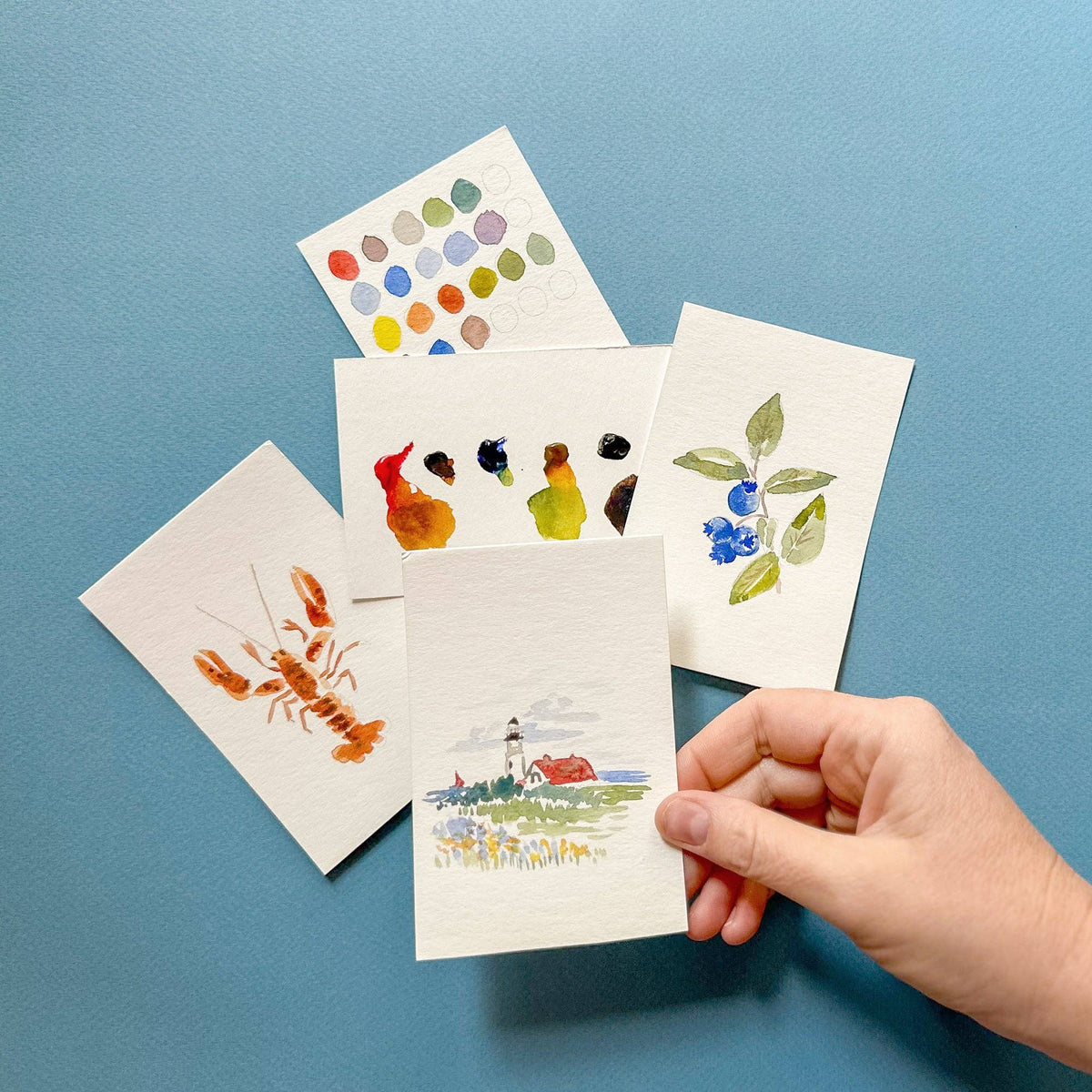 Lighthouse Mini Watercolor Painting Kit - Made in USA