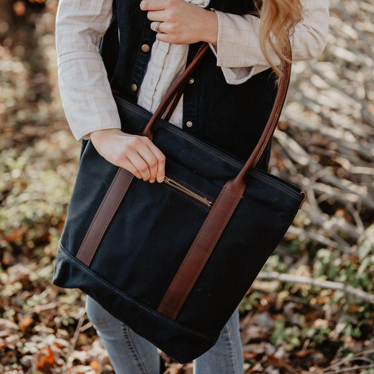 The Voyager Waxed Canvas Tote