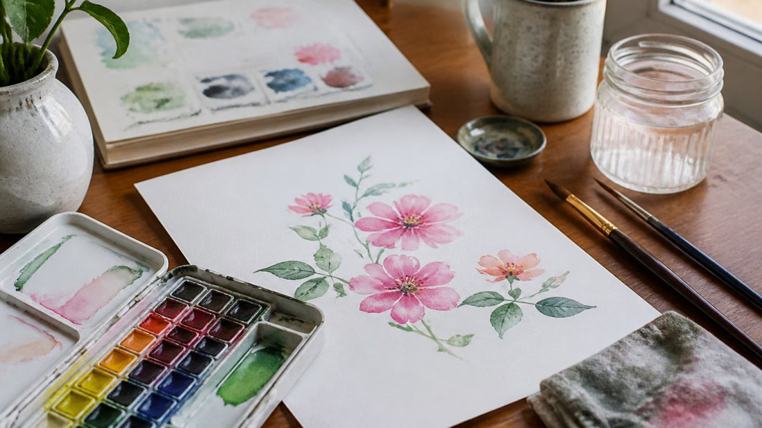 Watercolor Painting Ideas for Beginners at Home