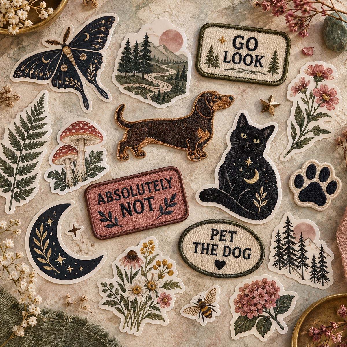 Stickers & Patches: add some personality to the everyday.