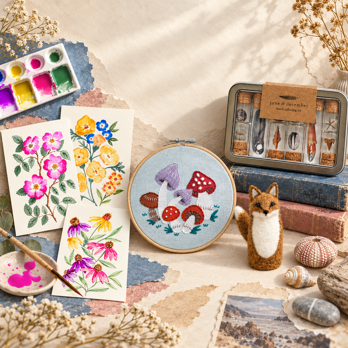 Create: things to do, write, make and enjoy.