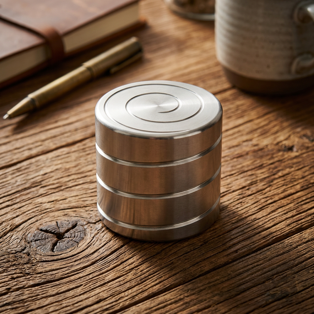 Kinetic Spinning Desk Toy | Stainless Steel