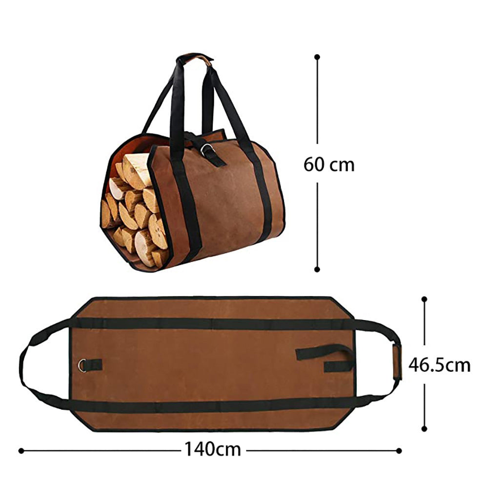 Canvas Firewood Carrier