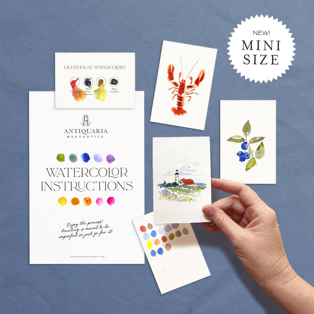 Lighthouse Mini Watercolor Painting Kit - Made in USA