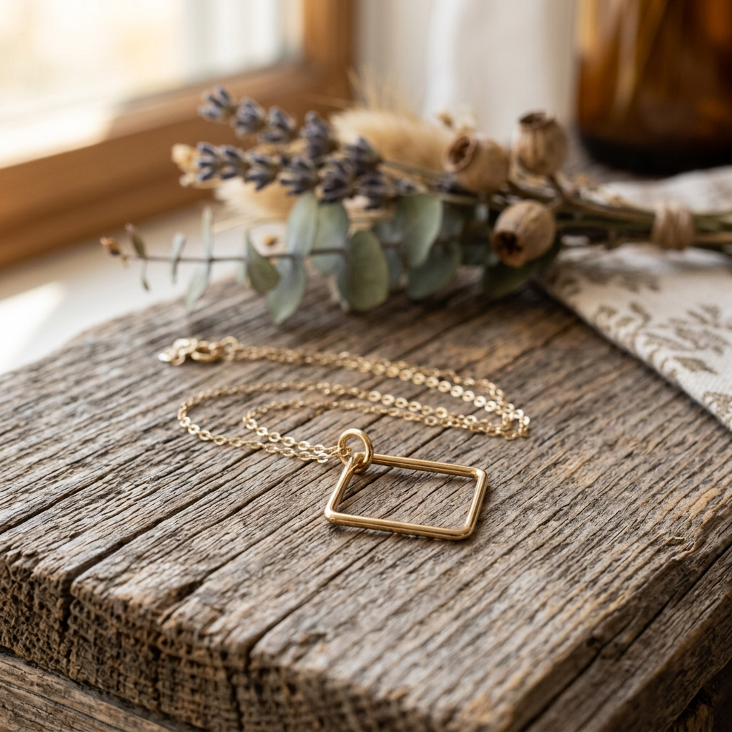 Box Breathing Necklace