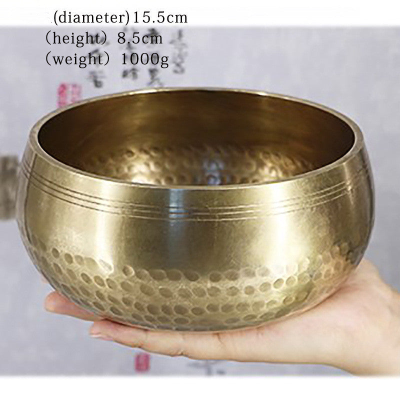 Hand-Hammered Singing Bowl from Nepal