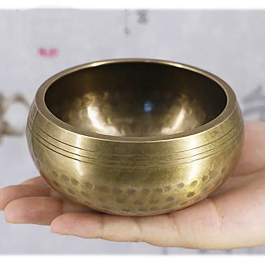 Hand-Hammered Singing Bowl from Nepal