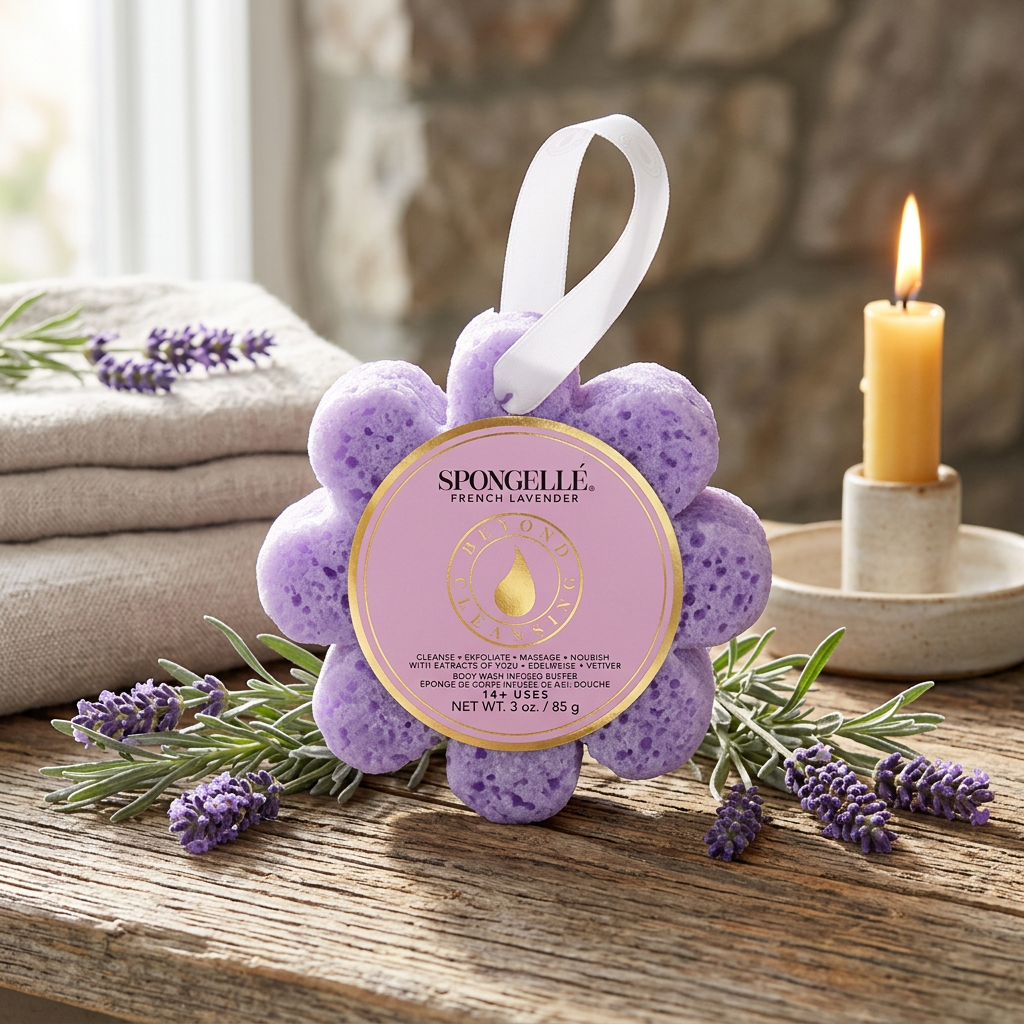 Spongellé French Lavender Wild Flower Bath Sponge