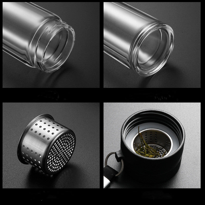 Glass Tea Infuser Bottle