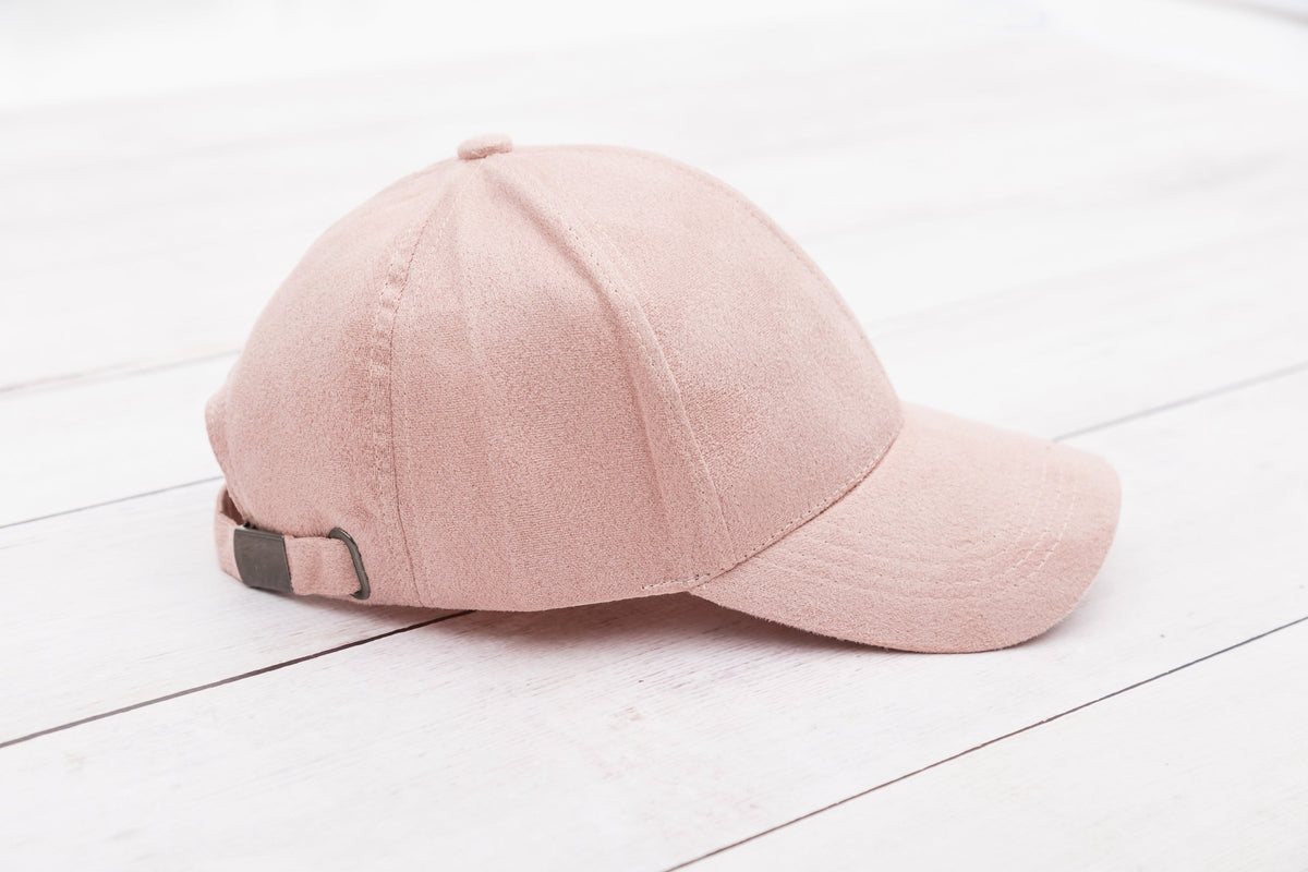 Vegan Suede Boyfriend Ball Cap