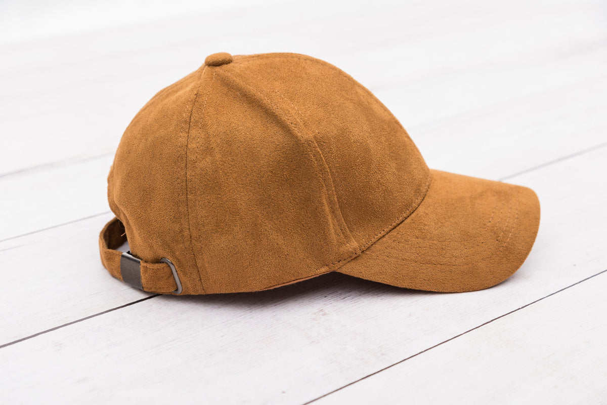 Vegan Suede Boyfriend Ball Cap