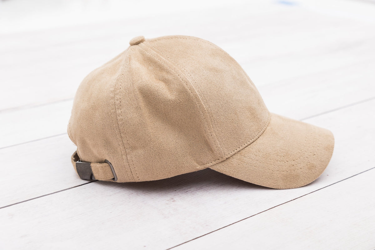 Vegan Suede Boyfriend Ball Cap
