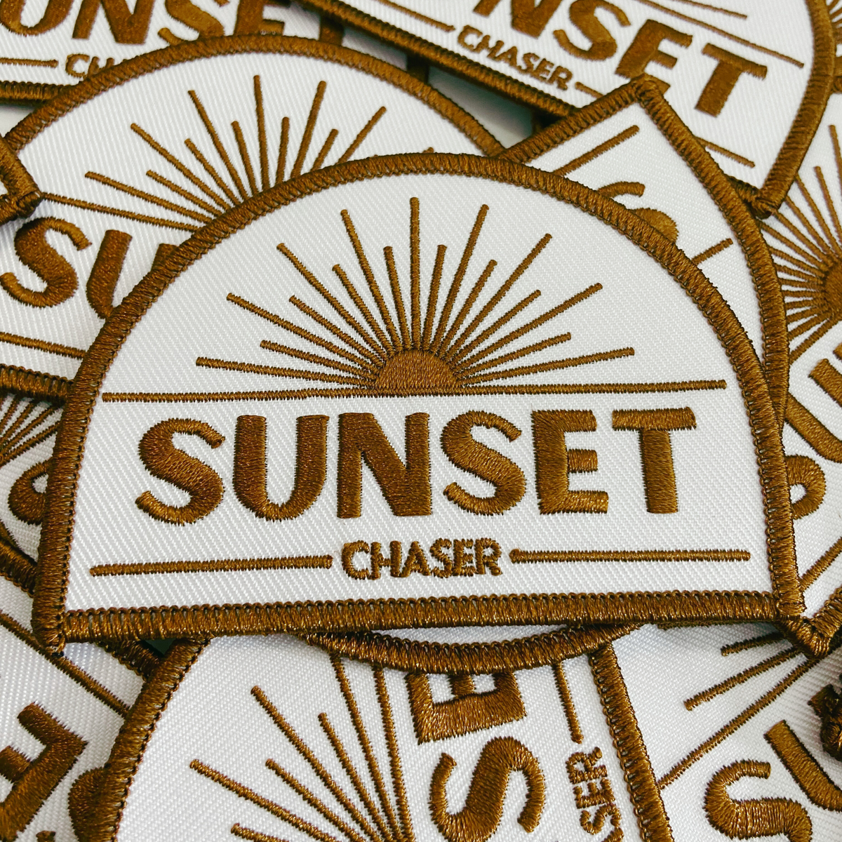 “Sunset Chaser” Embroidered Hat Patch