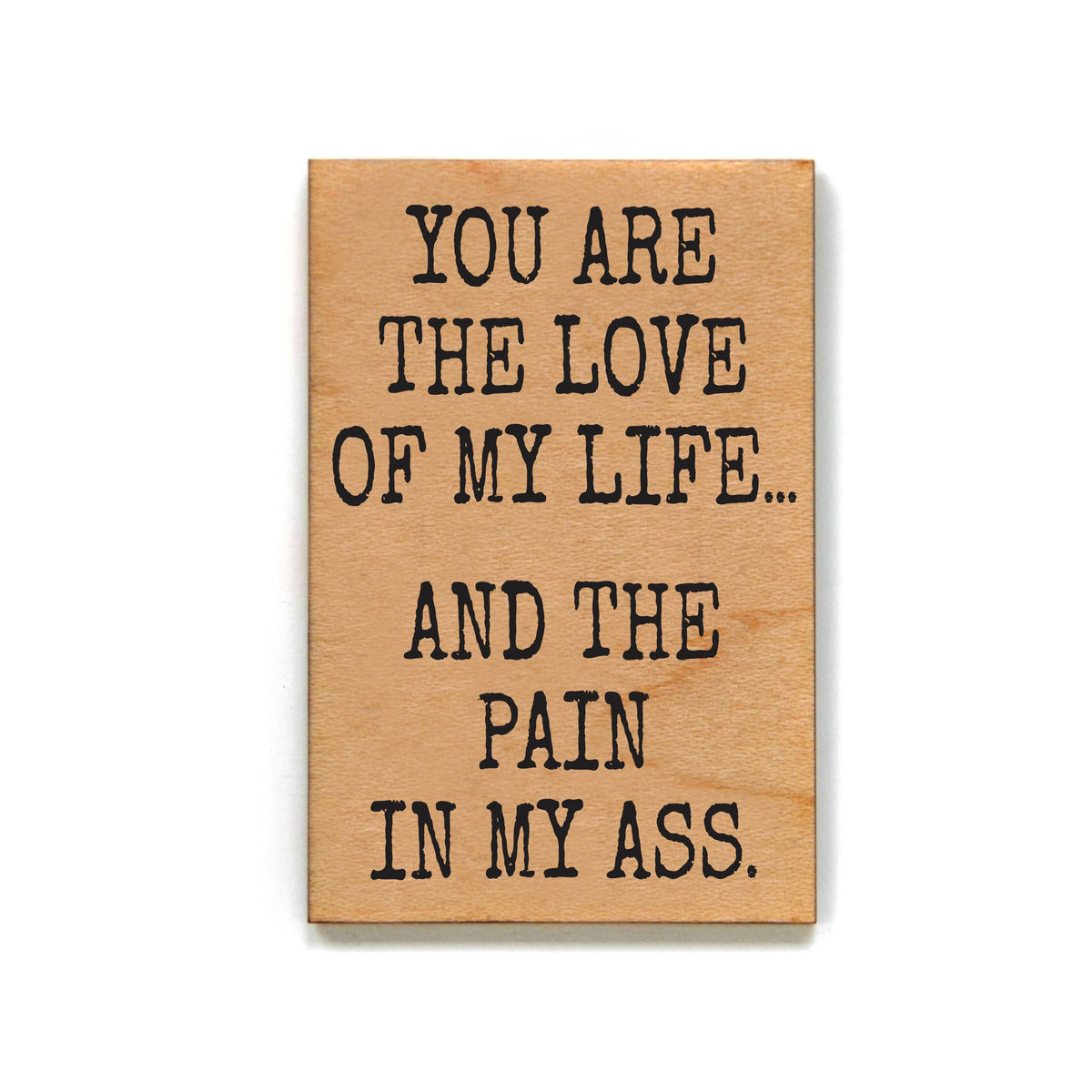 Love Of My Life And Pain In My Ass - Funny Magnet