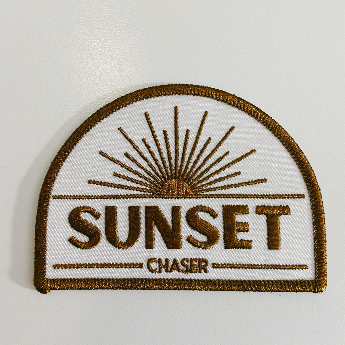 “Sunset Chaser” Embroidered Hat Patch