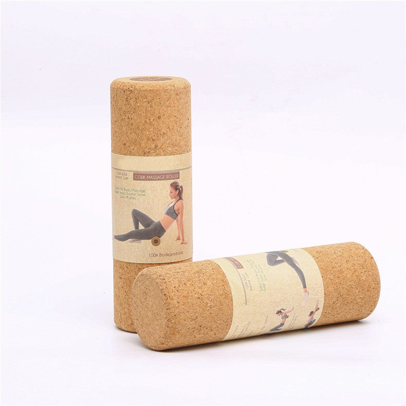 Cork & Wood Massage Roller
