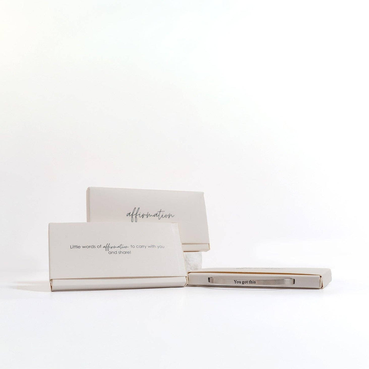 You Got This Engraved Bangle Bracelet: Stainless - Made in USA