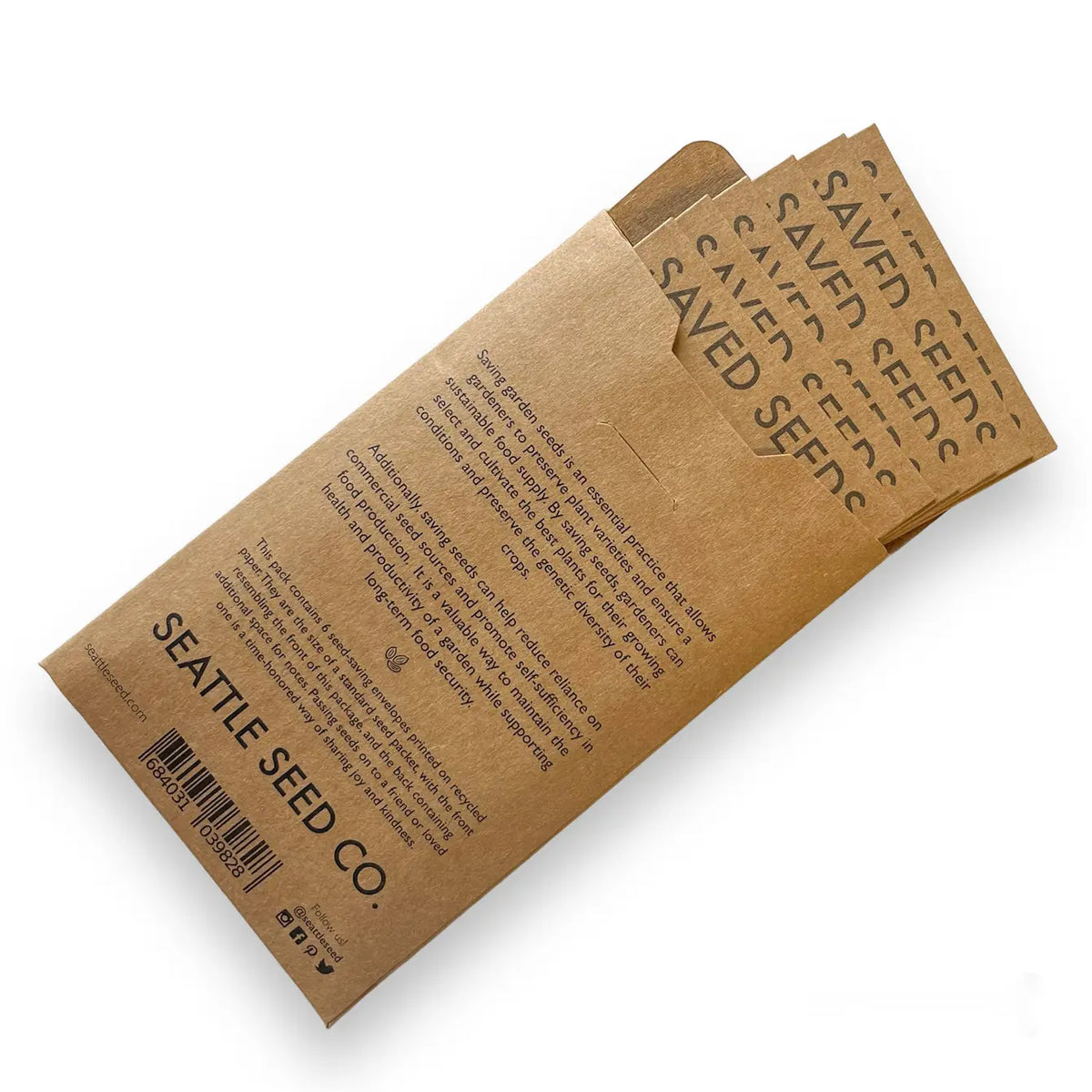 Seed Saving Envelopes | Set of 6