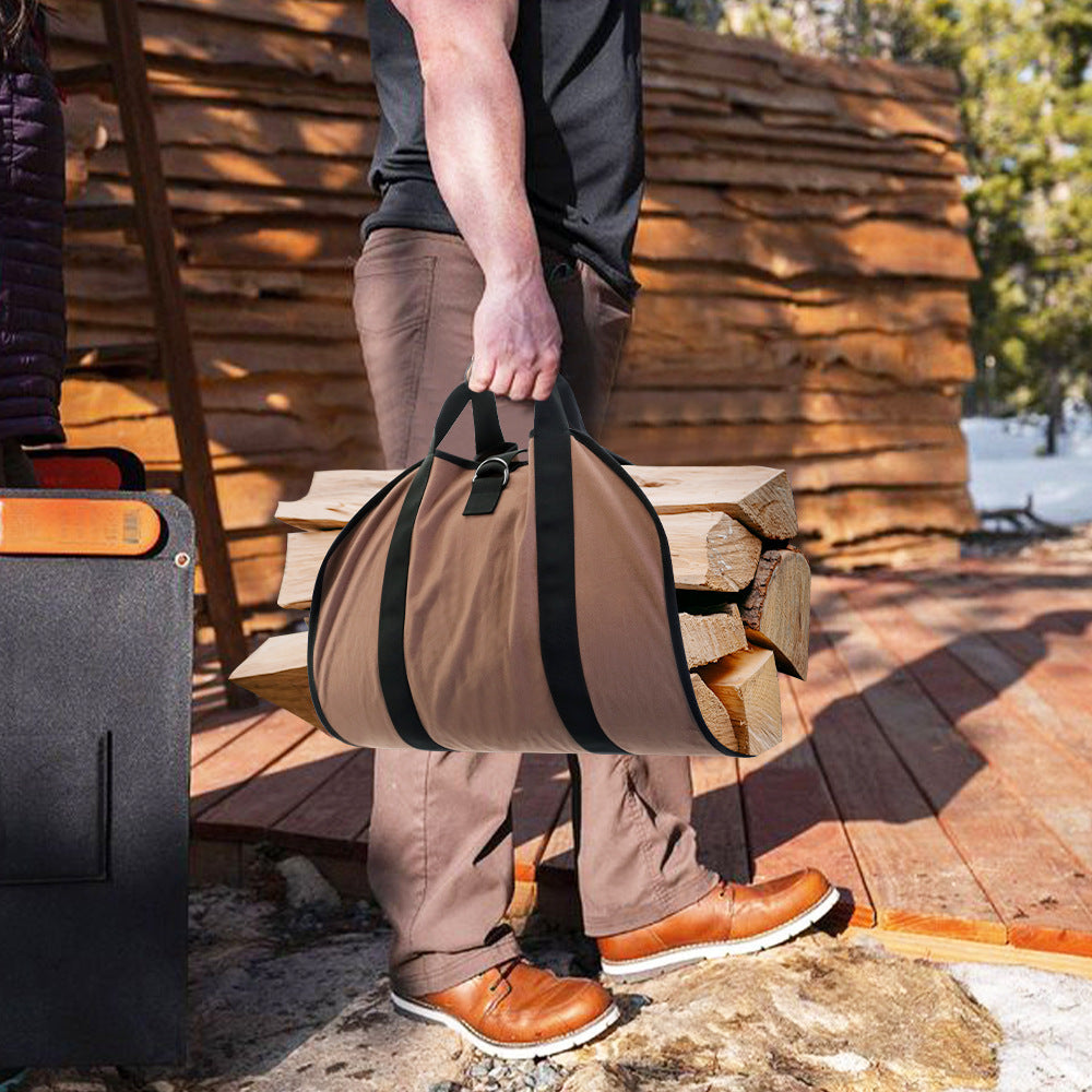 Canvas Firewood Carrier