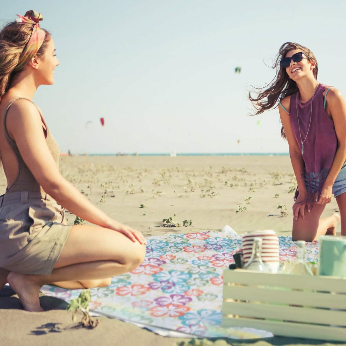 Oversized Waterproof Plaid Picnic Blanket