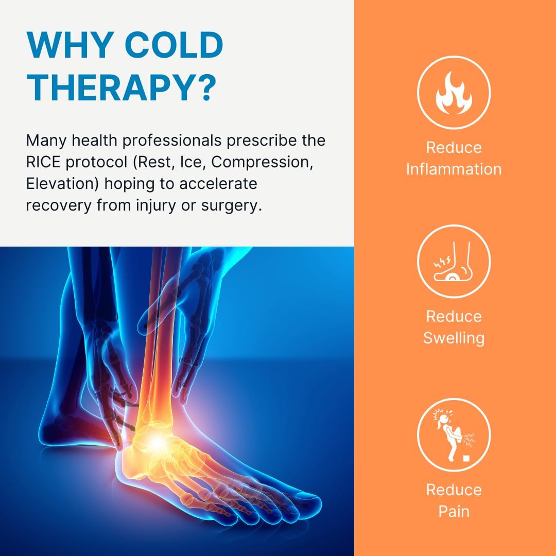 NatraCure Cooling Socks with Reusable Gel Packs