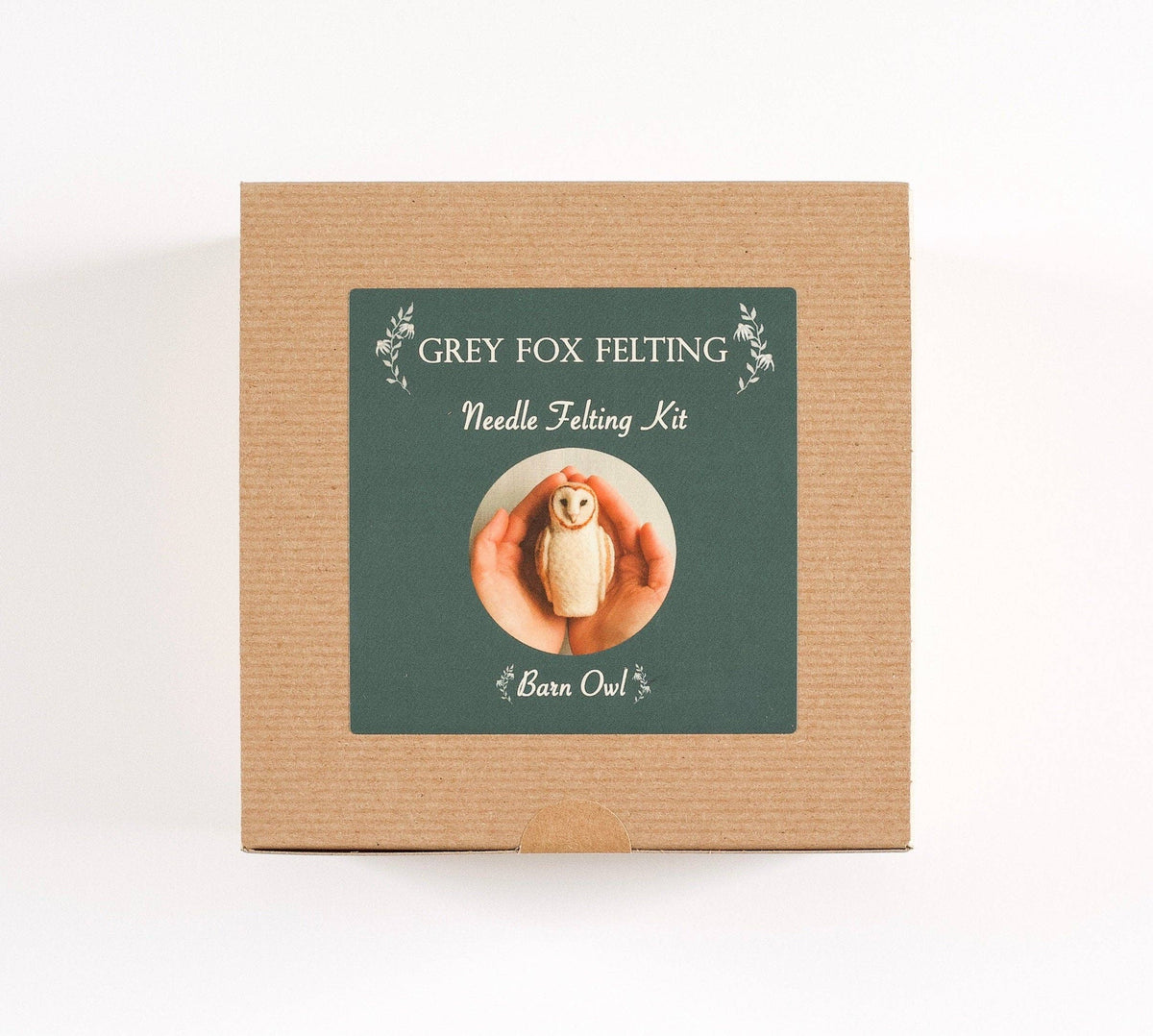 Barn Owl Needle Felting Kit - Intermediate - Made in USA