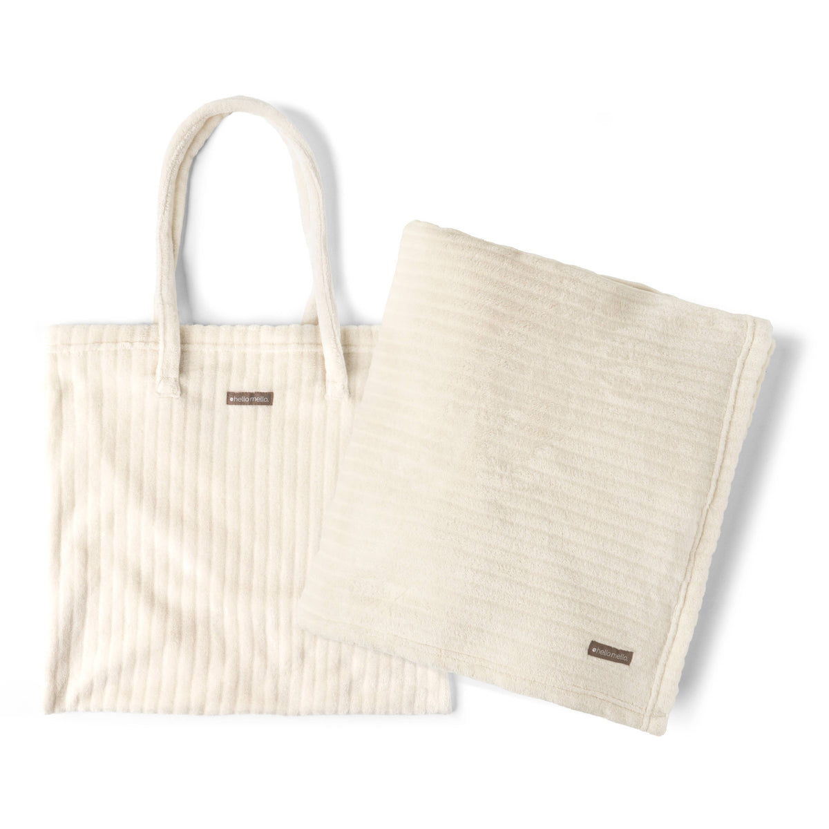 Ribbed Travel Blanket and Tote
