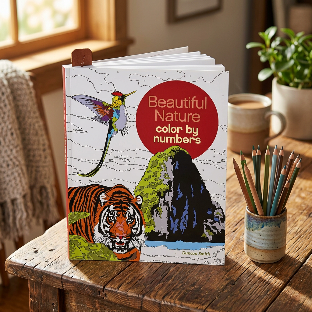 Beautiful Nature Color by Numbers | Coloring Book
