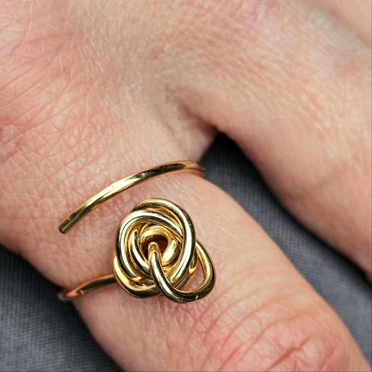 Winding Road Knot Ring