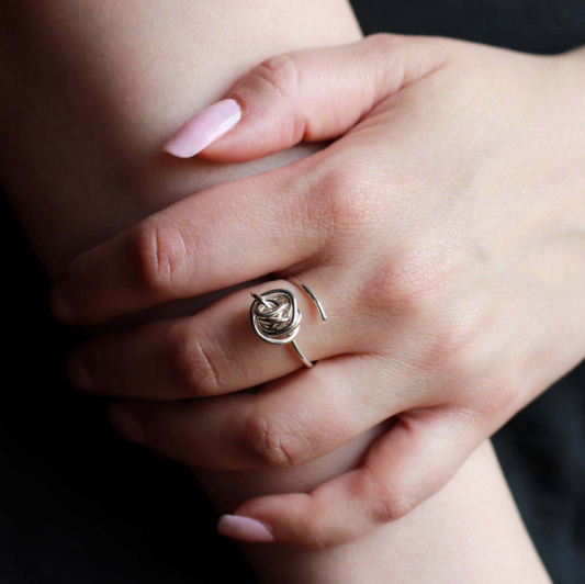 Winding Road Knot Ring