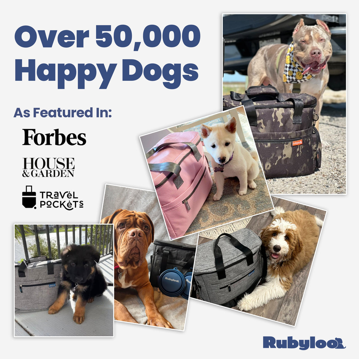 The Original Doggy Bag® Dog Travel Bag & Feeding Set