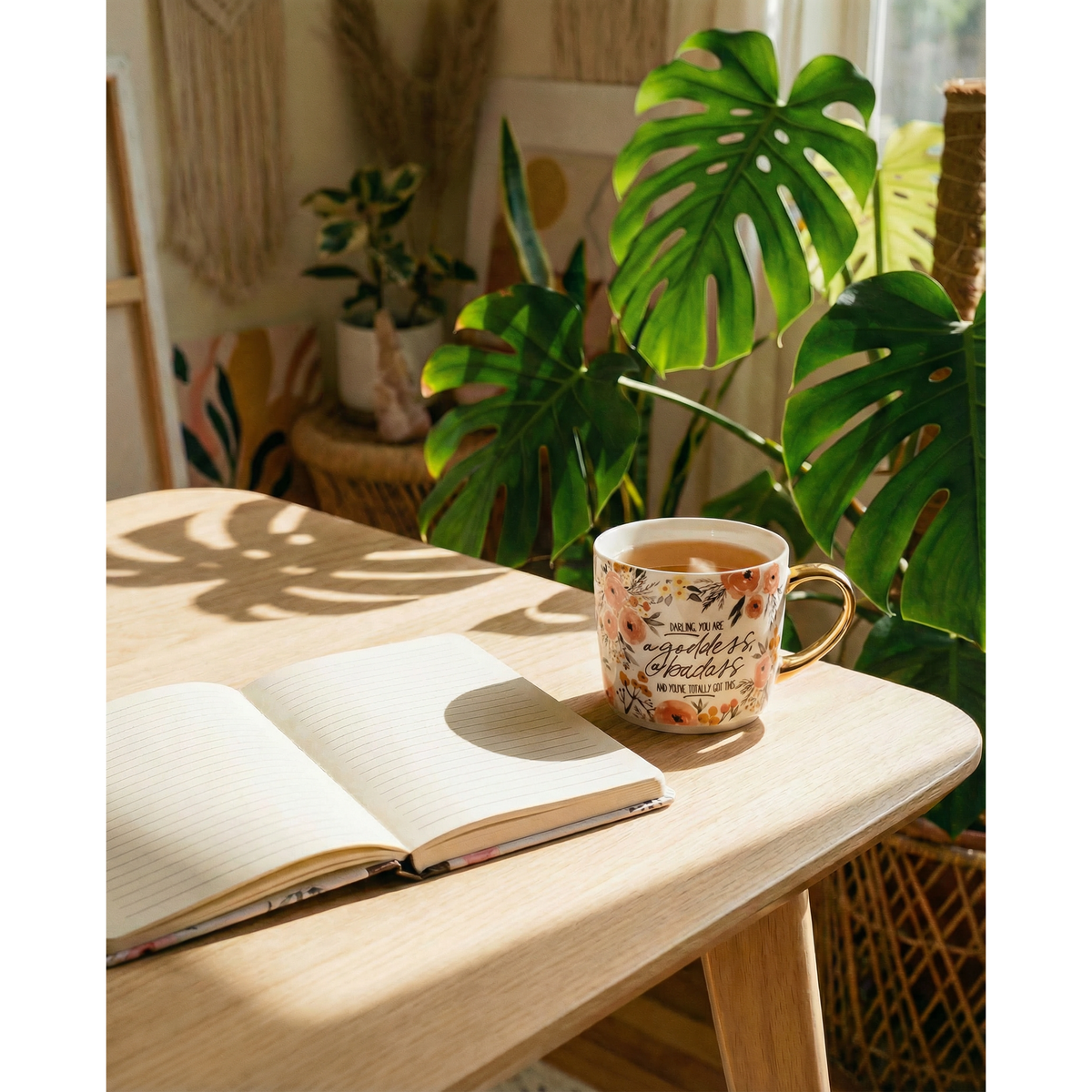 Darling Goddess Linen Journal