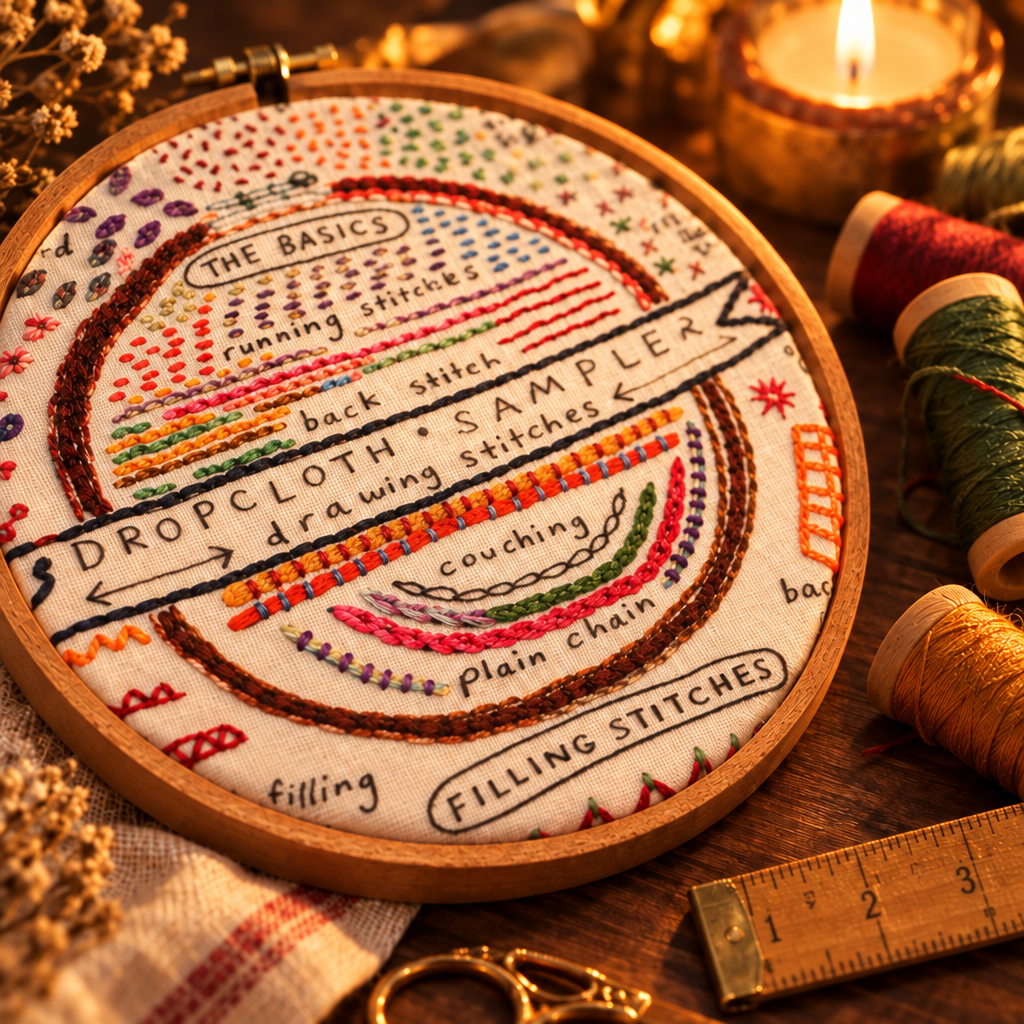 Drawing Stitches Embroidery Kit