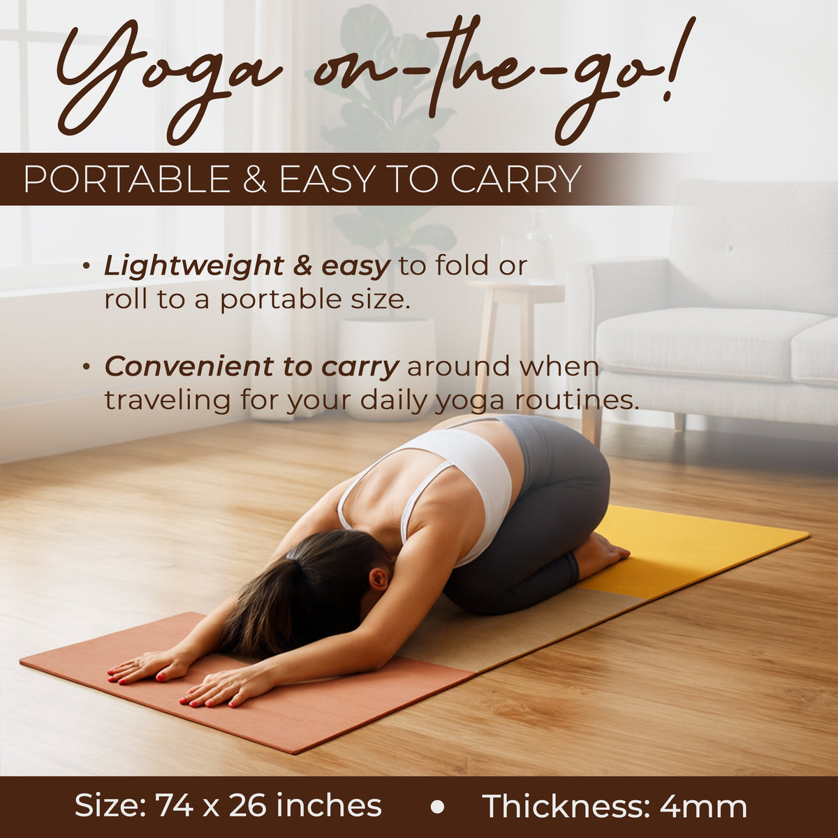 Handmade Cotton Yoga Mat