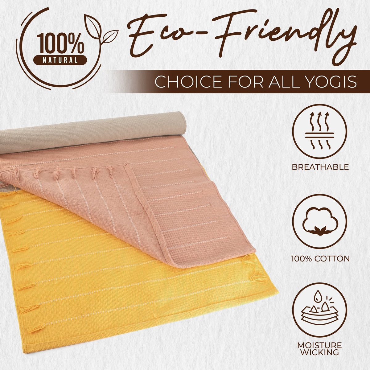 Handmade Cotton Yoga Mat