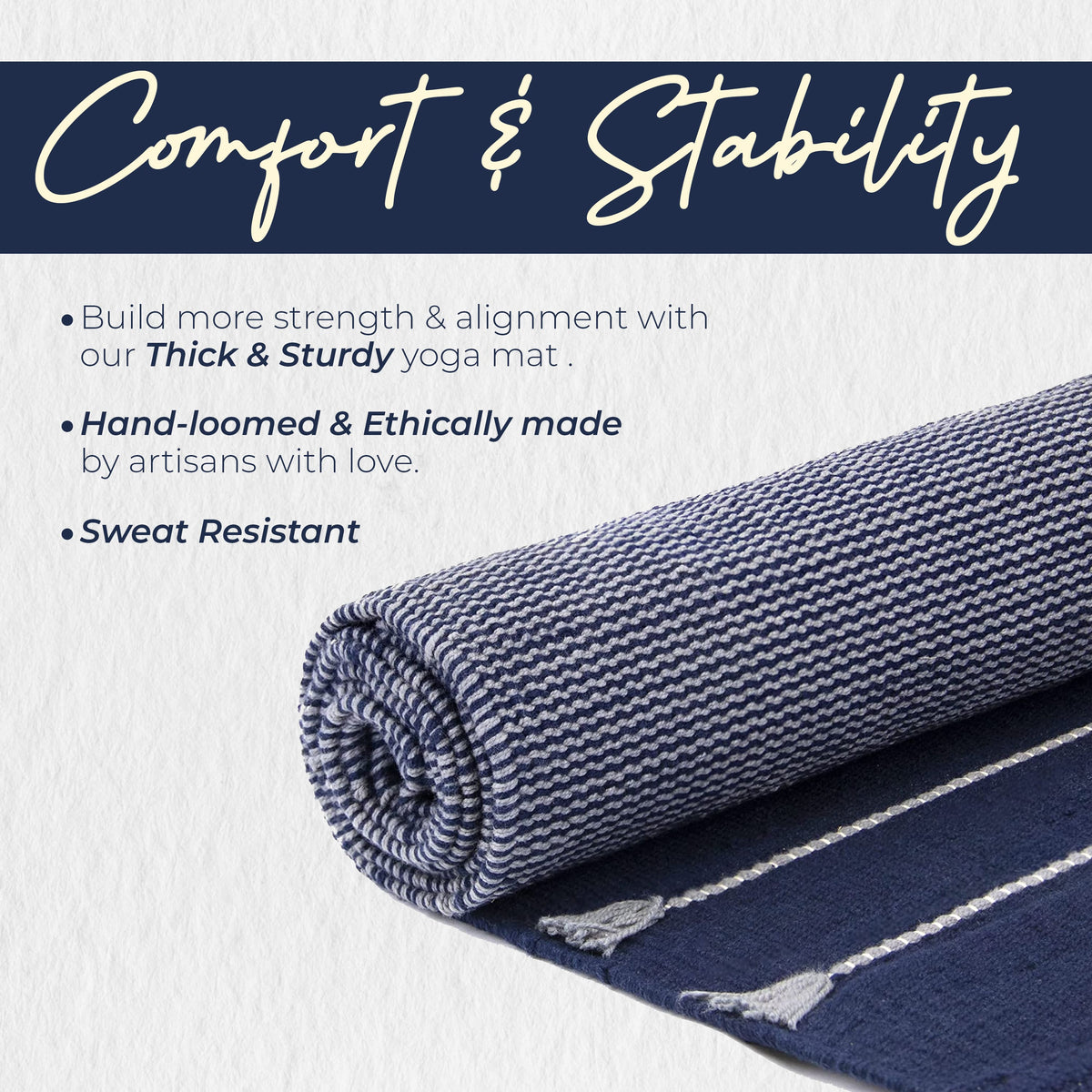Handmade Cotton Yoga Mat