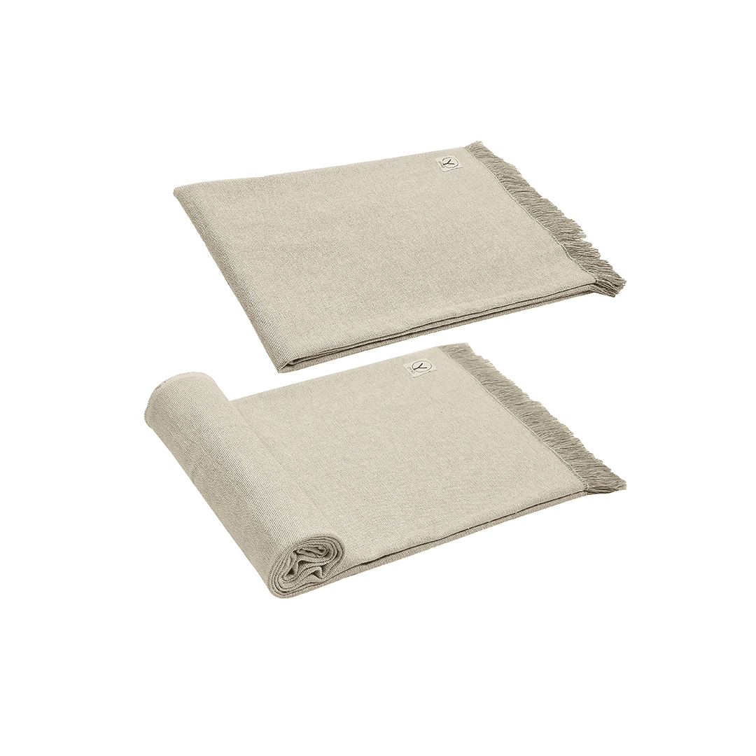 Handwoven Hemp & Organic Cotton Yoga Blanket