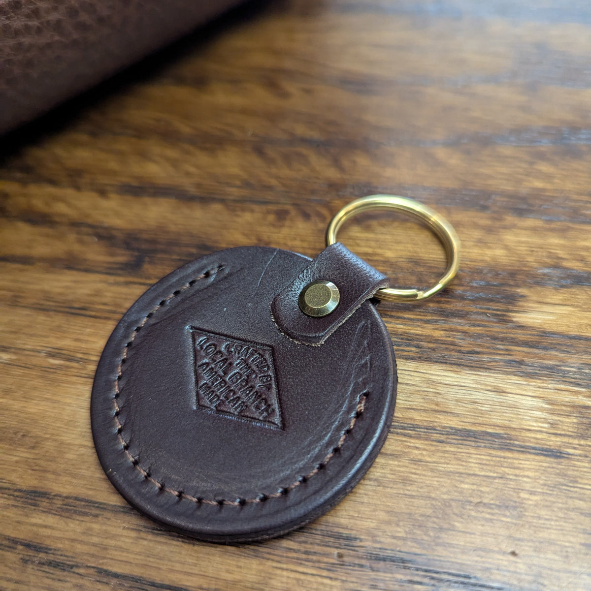 Leather AirTag Key Fob | Made in USA