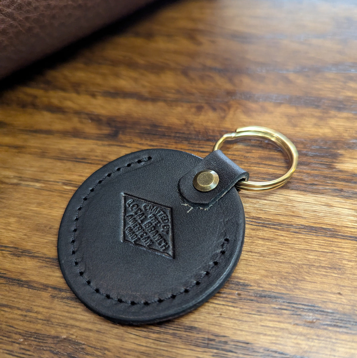 Leather AirTag Key Fob | Made in USA