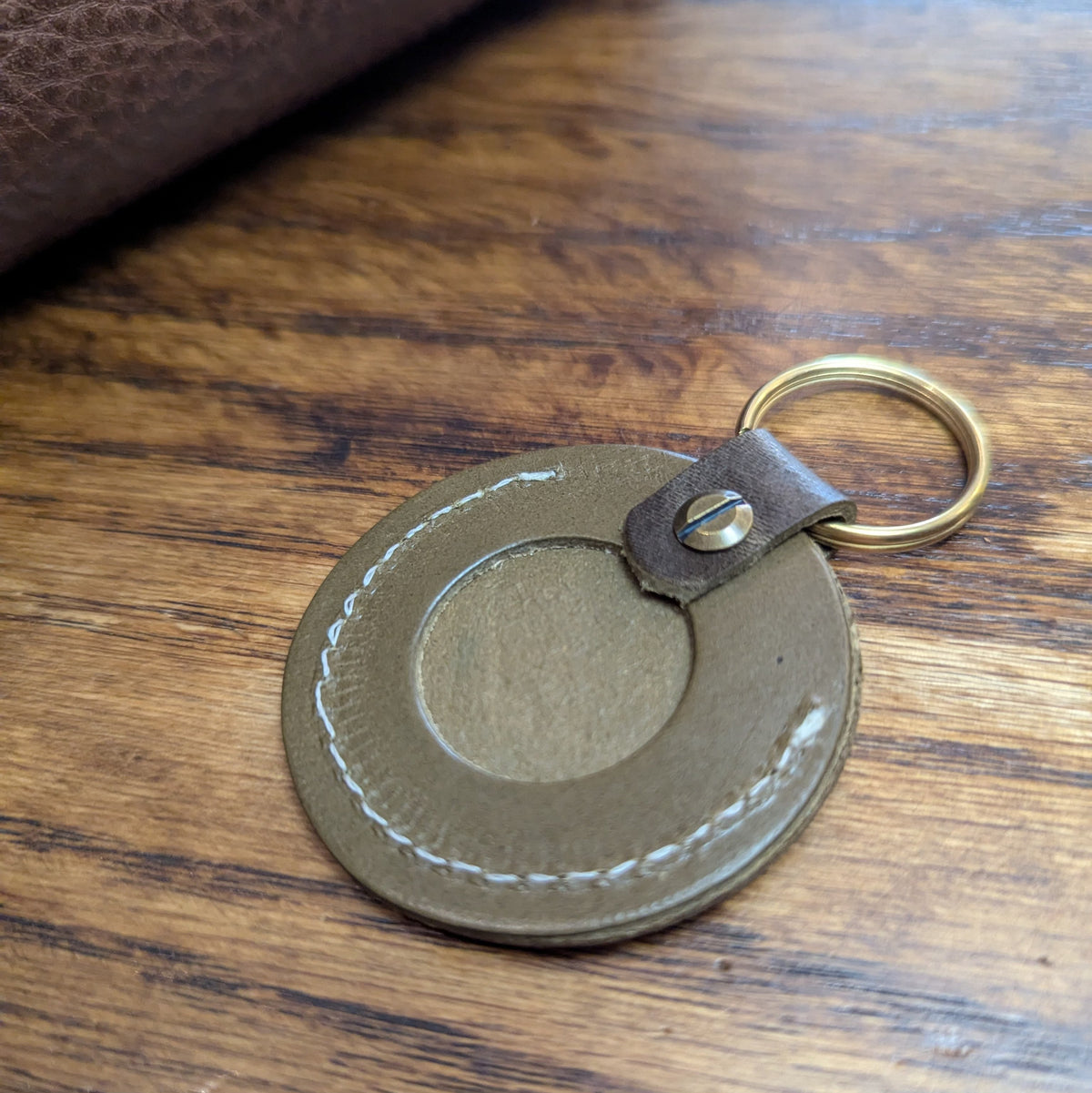 Leather AirTag Key Fob | Made in USA