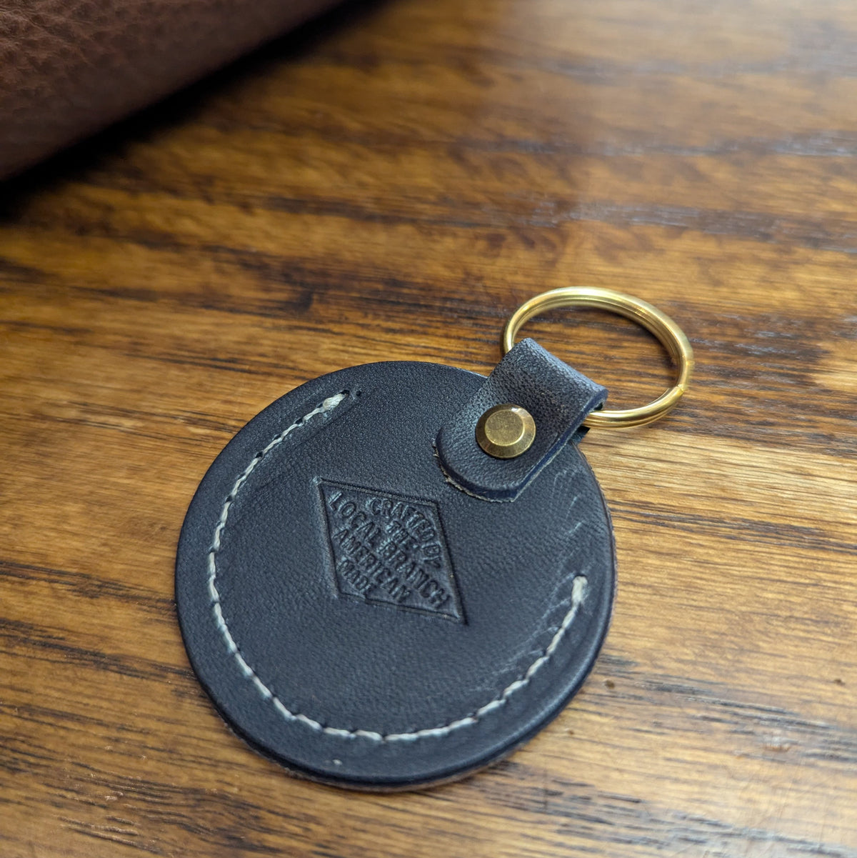 Leather AirTag Key Fob | Made in USA