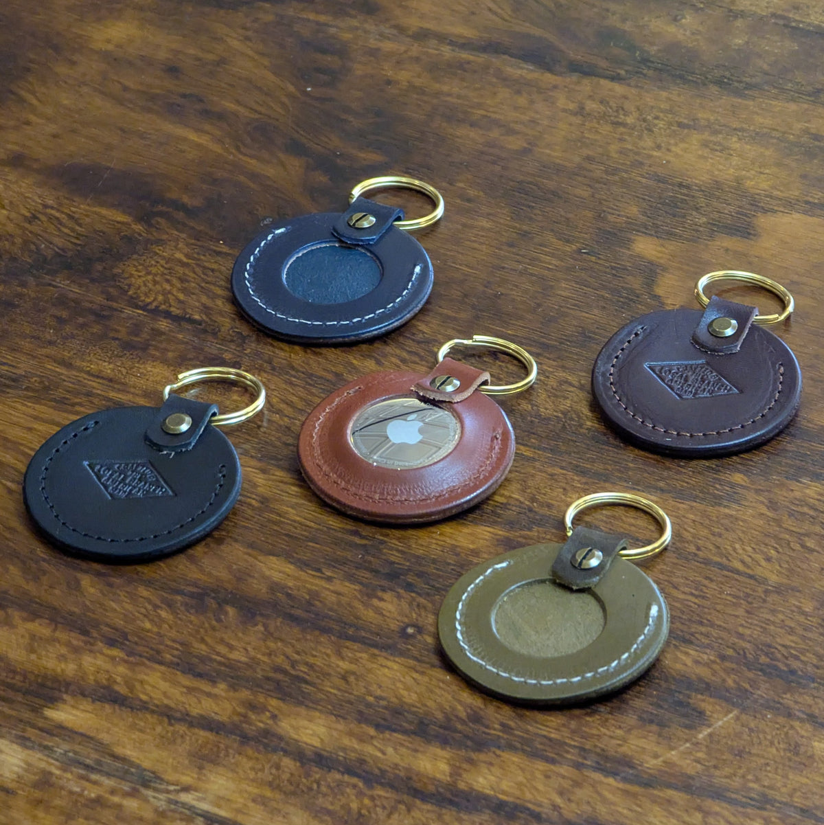 Leather AirTag Key Fob | Made in USA