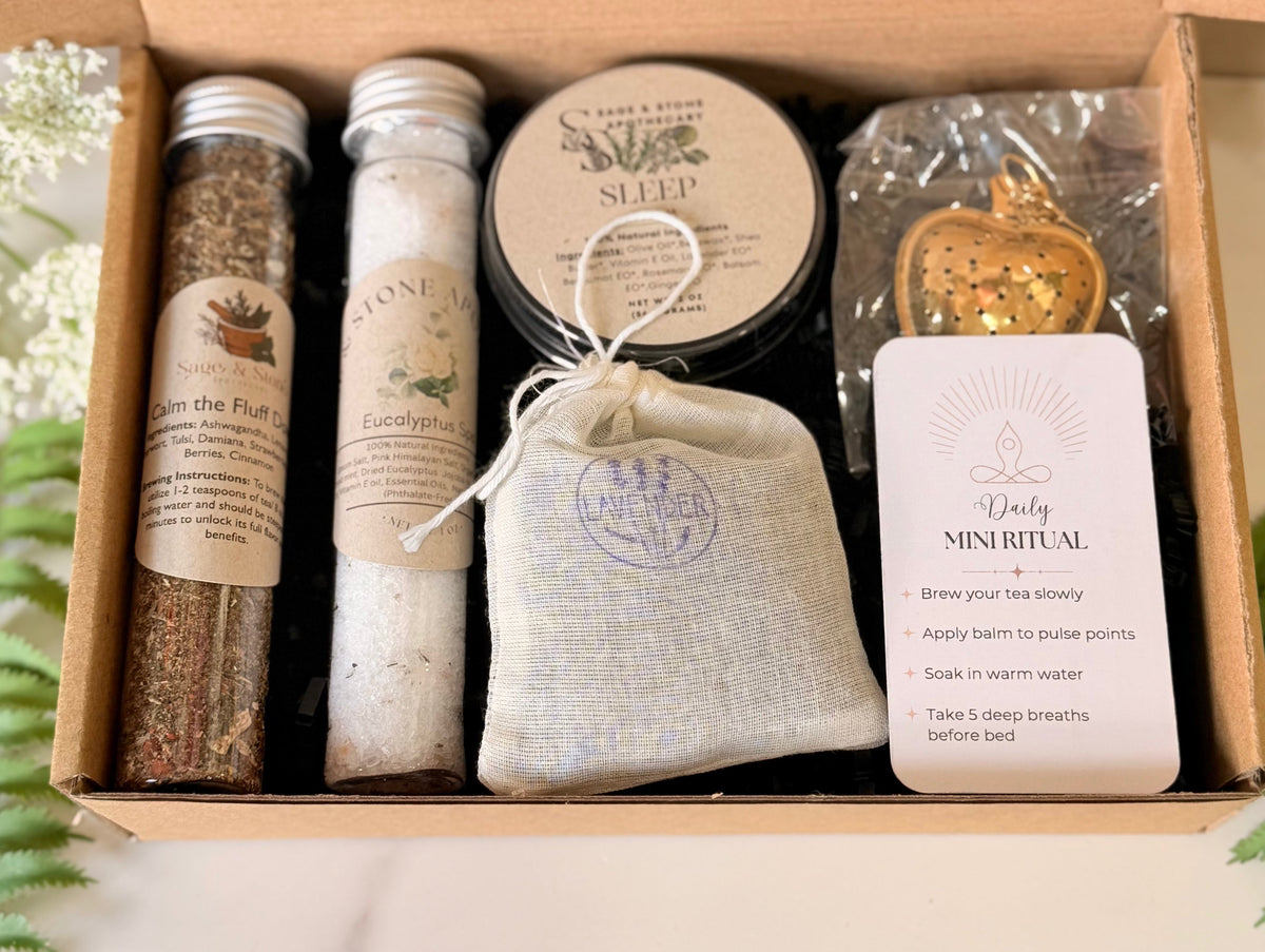 Nervous System Reset Kit | Tea, Bath &amp; Evening Rituals