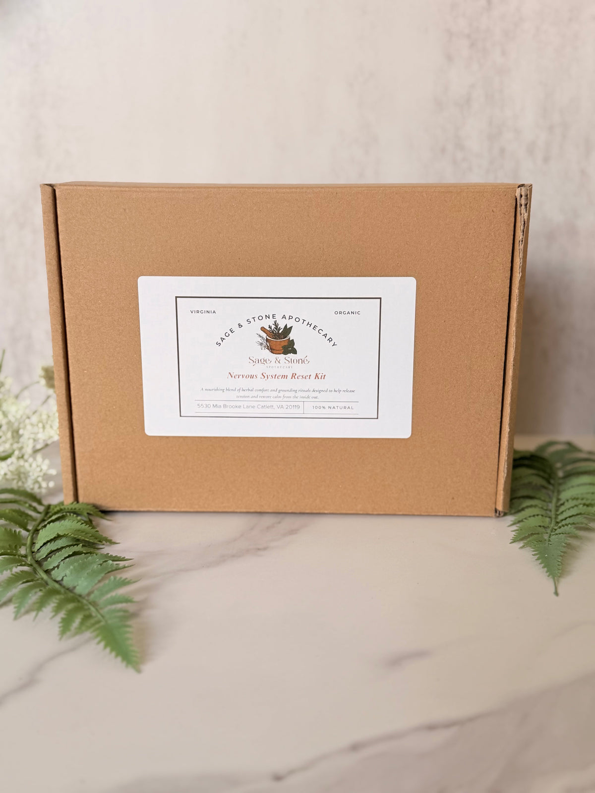 Nervous System Reset Kit | Tea, Bath &amp; Evening Rituals