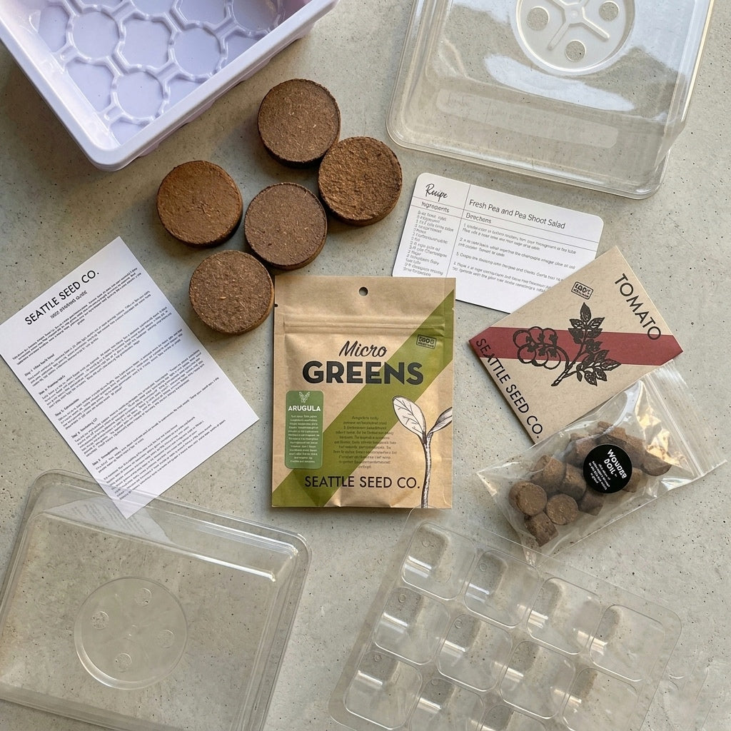 Microgreens & Seed-Starting Kit | 5 Growing Batches