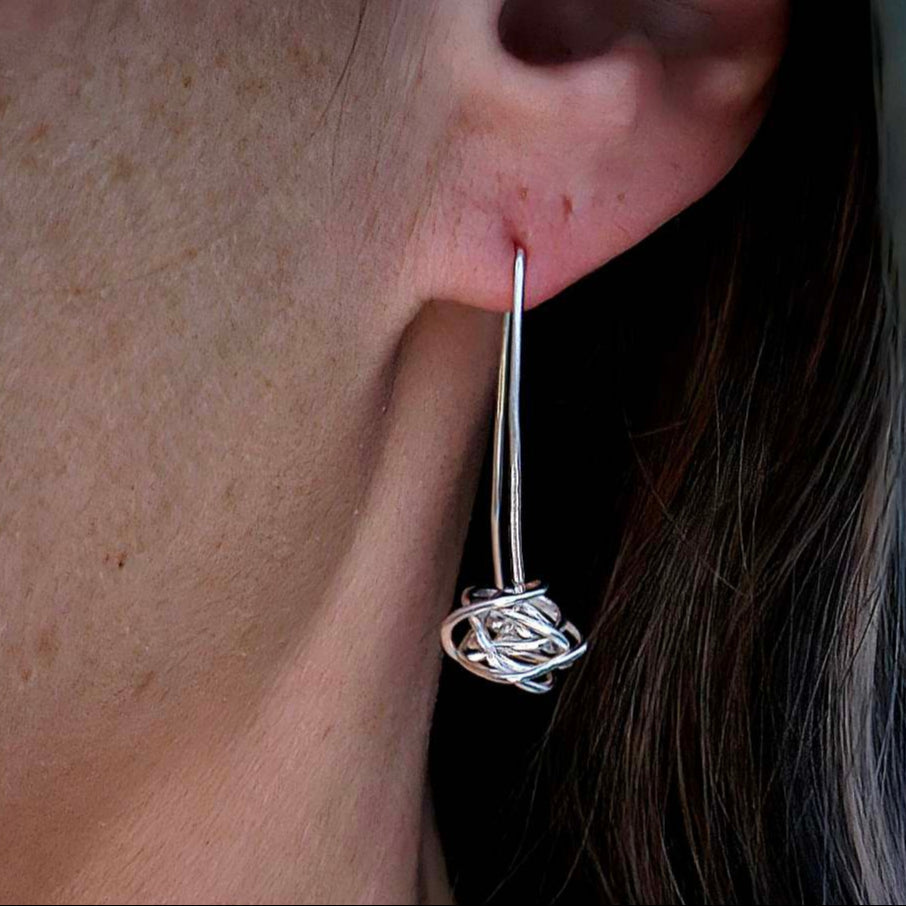 Winding Road Knot Earrings